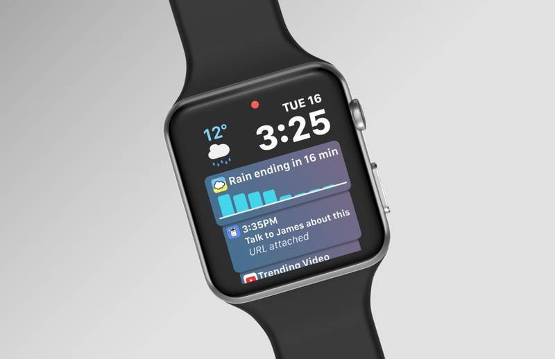 watchOS 5 concept Siri