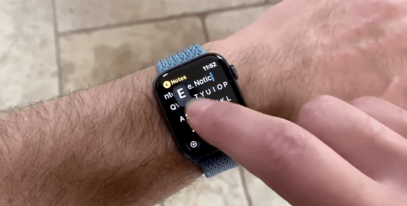 Typing on Apple Watch could receive a huge upgrade