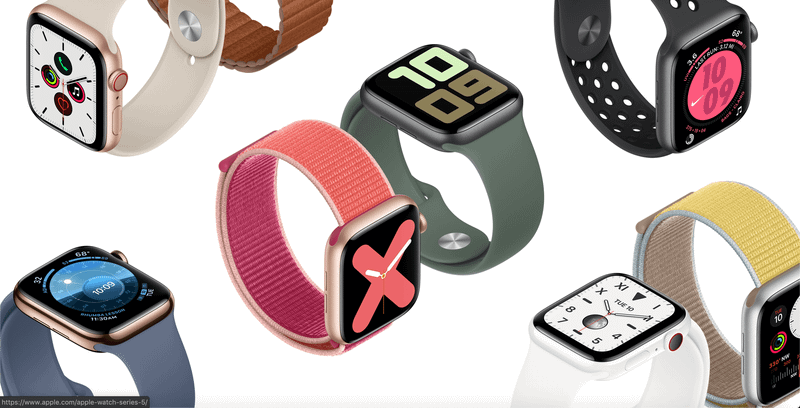Apple Watch Series 5 Weight Comparison