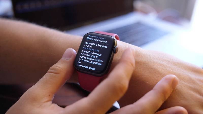 A smarter Siri in watchOS 6
