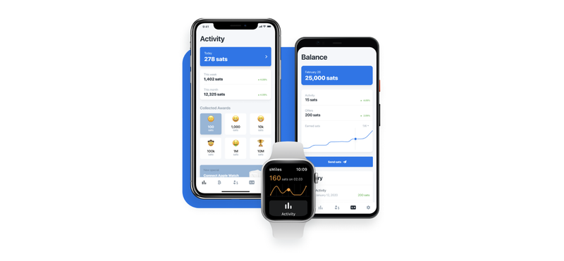 sMiles: Earn Bitcoin with your iPhone and Apple Watch