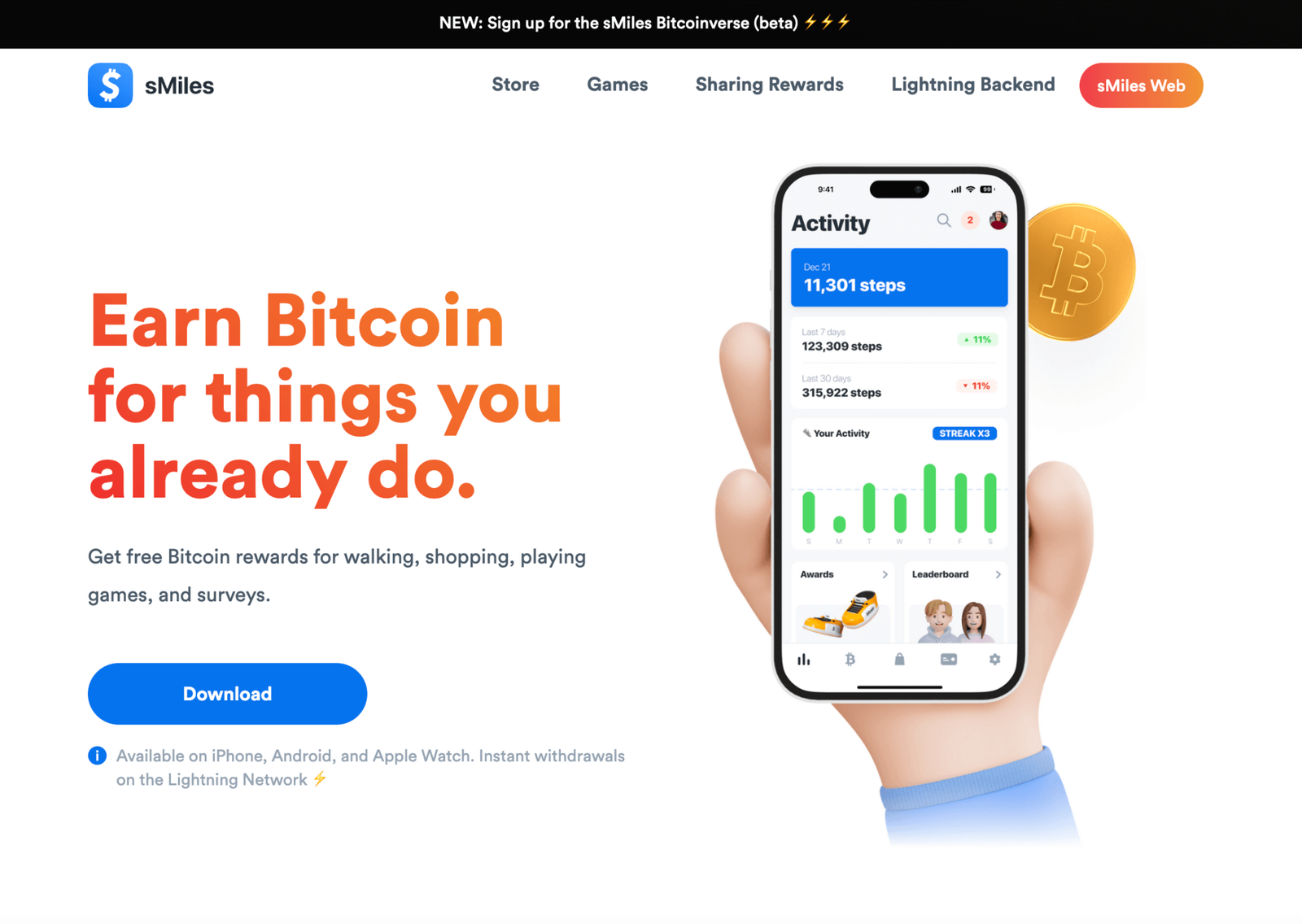 bitcoin rewards app