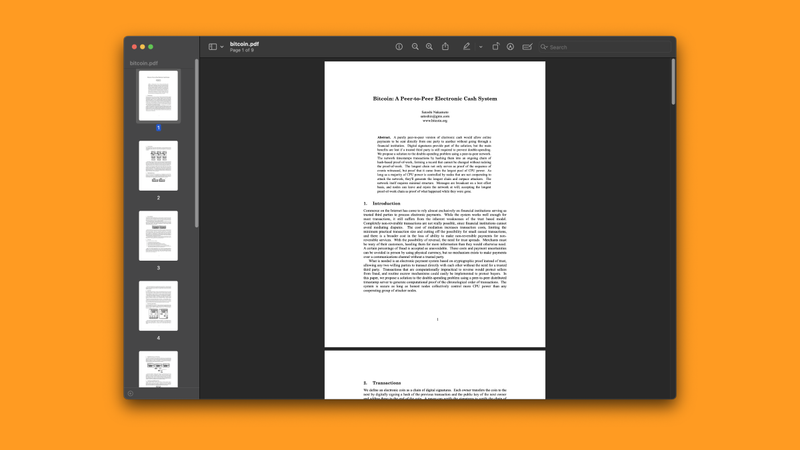Apple Bitcoin Whitepaper macOS WatchAppList