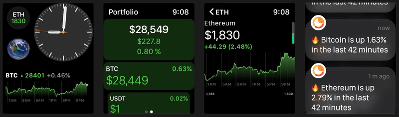 CoinStats WatchAppList
