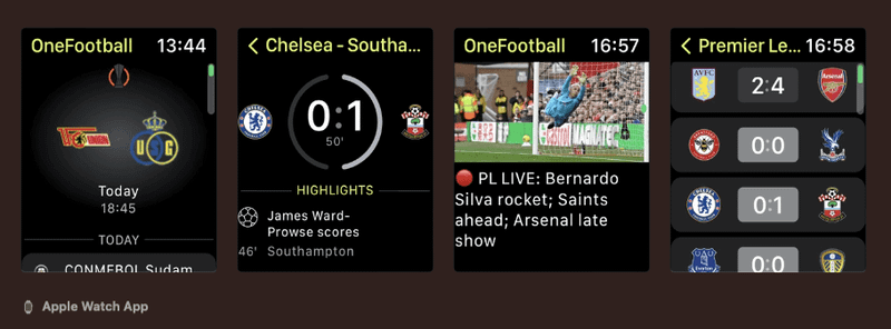 Upgrade Your Soccer Experience with the OneFootball Apple Watch App