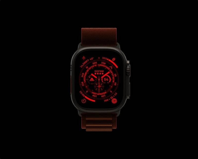 watchOS 10 Introduces Auto Night Mode on Apple Watch Ultra