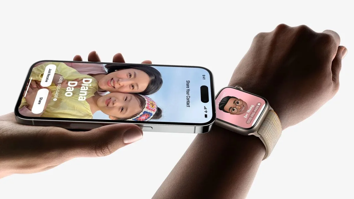 NameDrop finally appears on Apple Watch with recent watchOS update