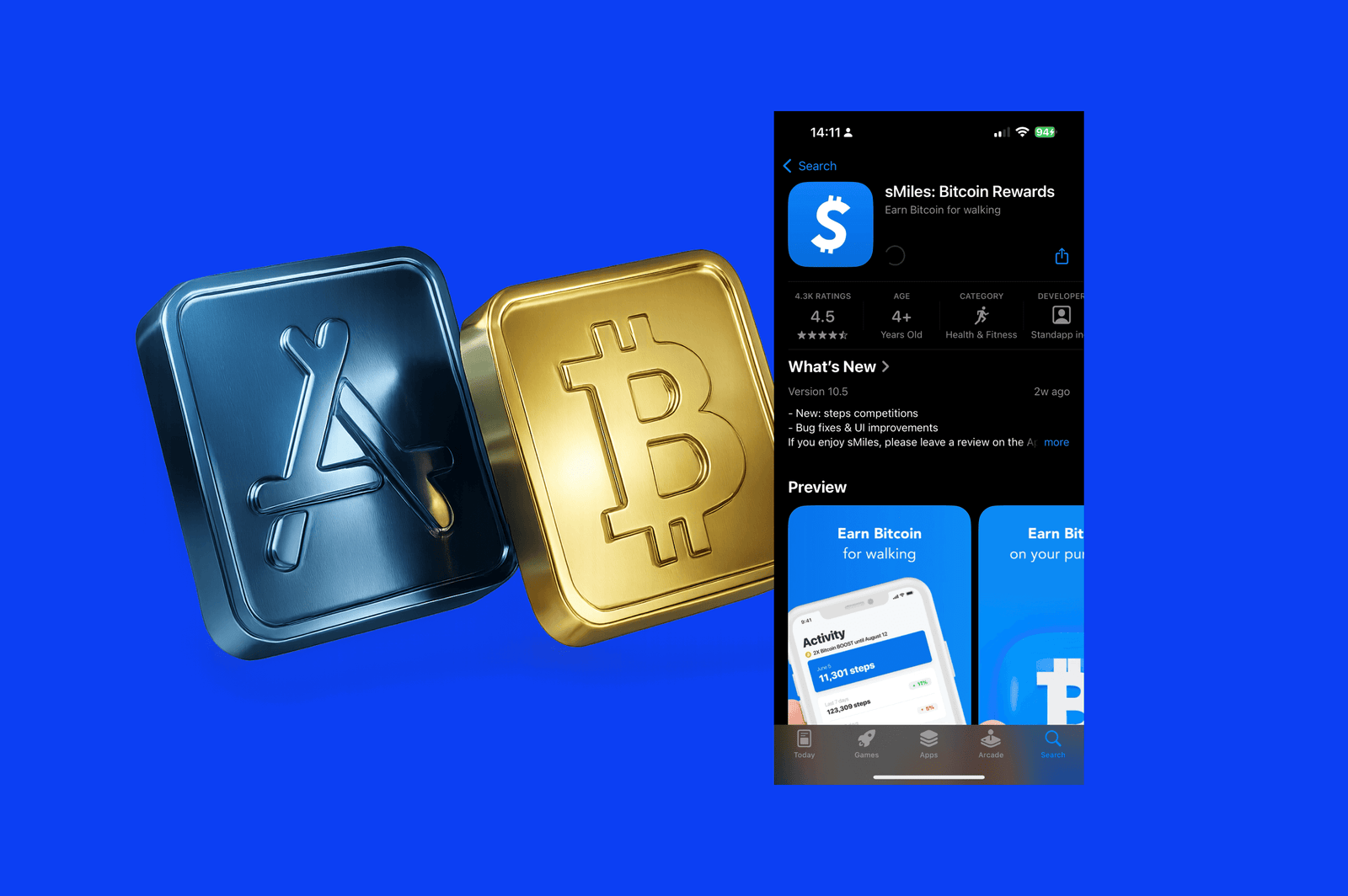 Earn Bitcoin on Your iPhone with sMiles: The Ultimate Bitcoin Rewards App -  iPhoneApplicationList