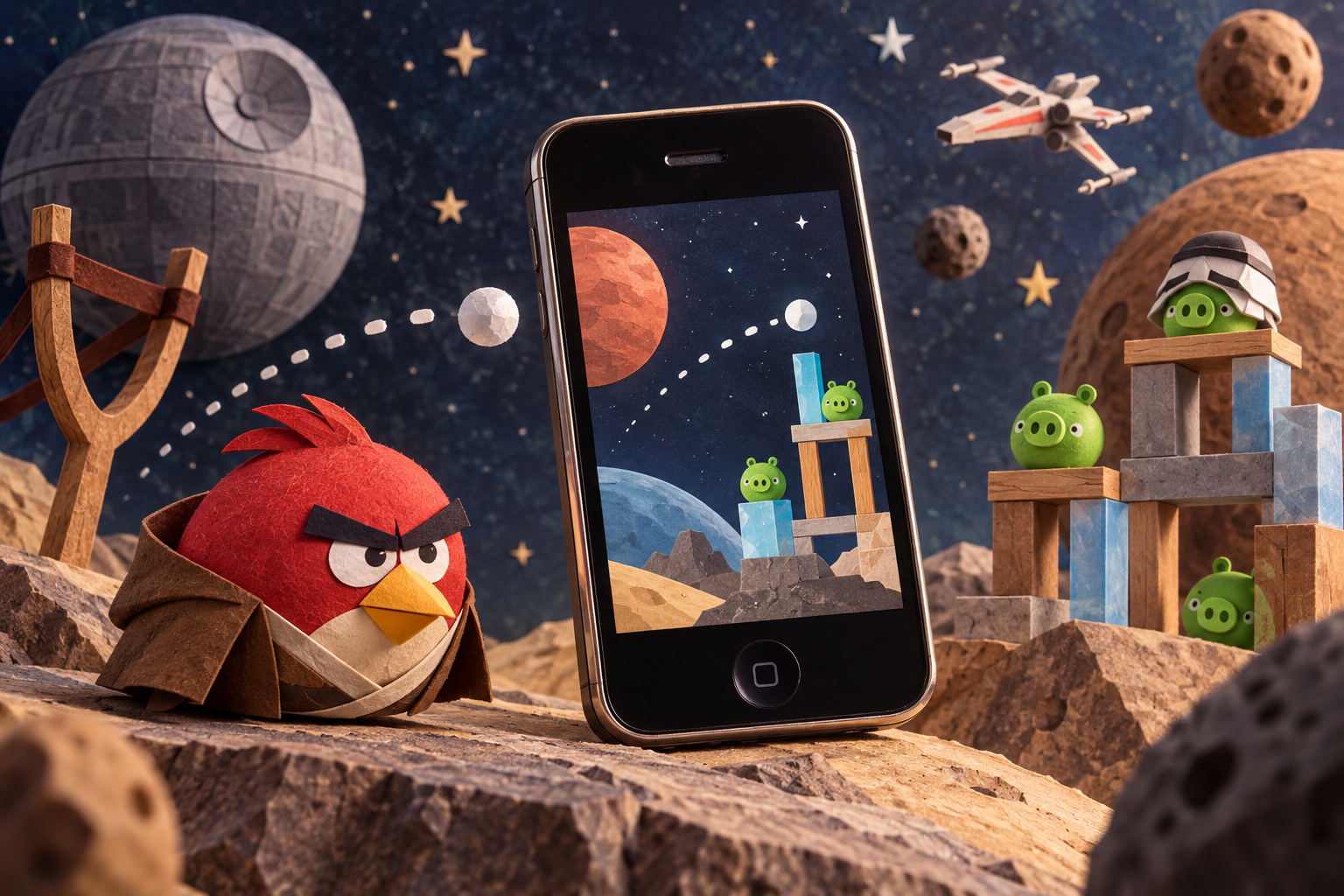 Angry Birds Star Wars: the 2012 crossover behind this iPhone link