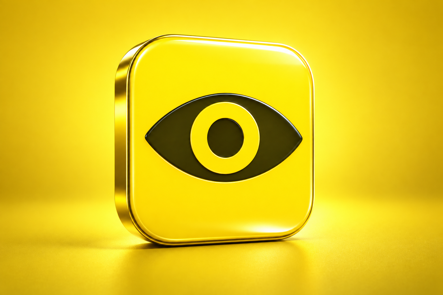3D illustration of the Mobiscope: Home Security & Video Surveillance app icon on a colored background.