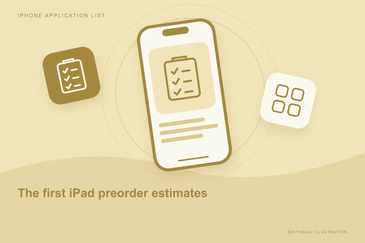 The first iPad preorder estimates: separate the headline from Apple’s numbers