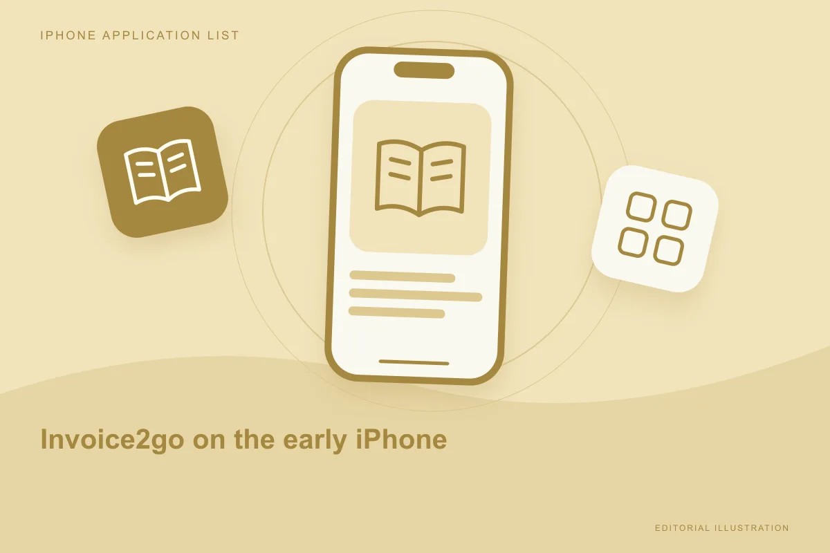 Invoice2go on the early iPhone: taking the invoice to the job