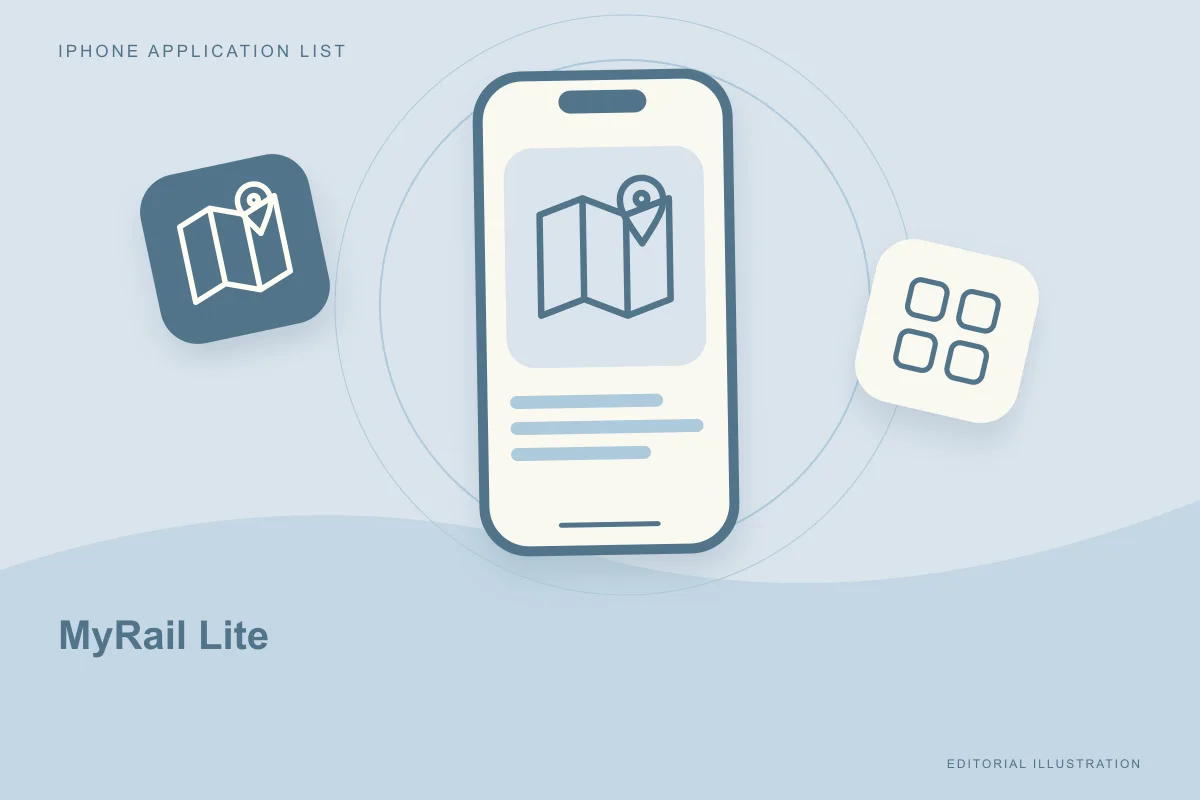 MyRail Lite: an early live-train app and the data behind the timetable