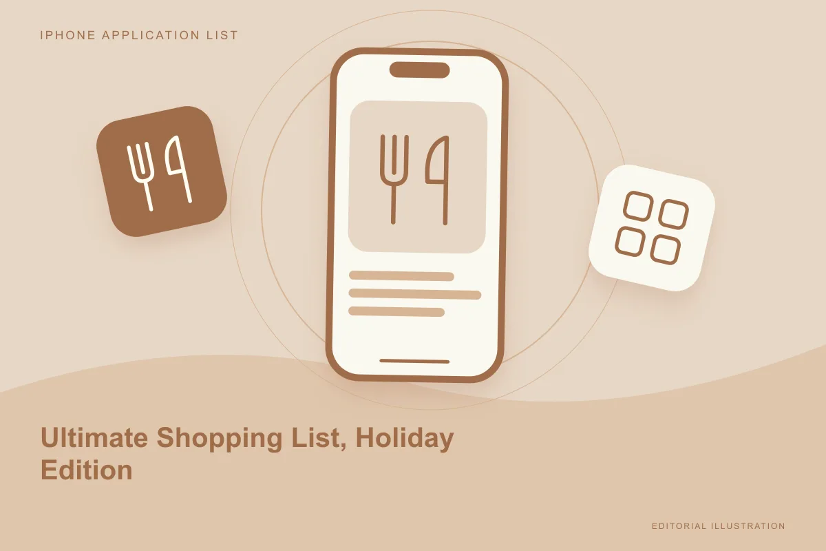 Ultimate Shopping List, Holiday Edition: a practical iPhone planning guide