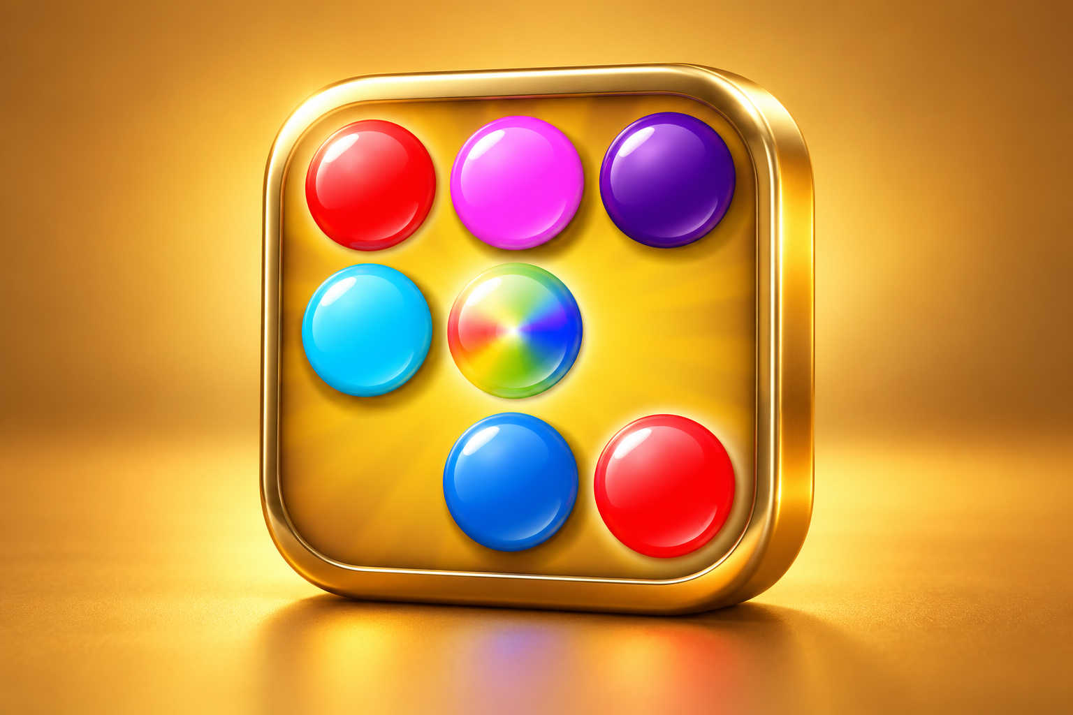 Fuzzle: five-in-a-row strategy from the early App Store — 3D editorial illustration
