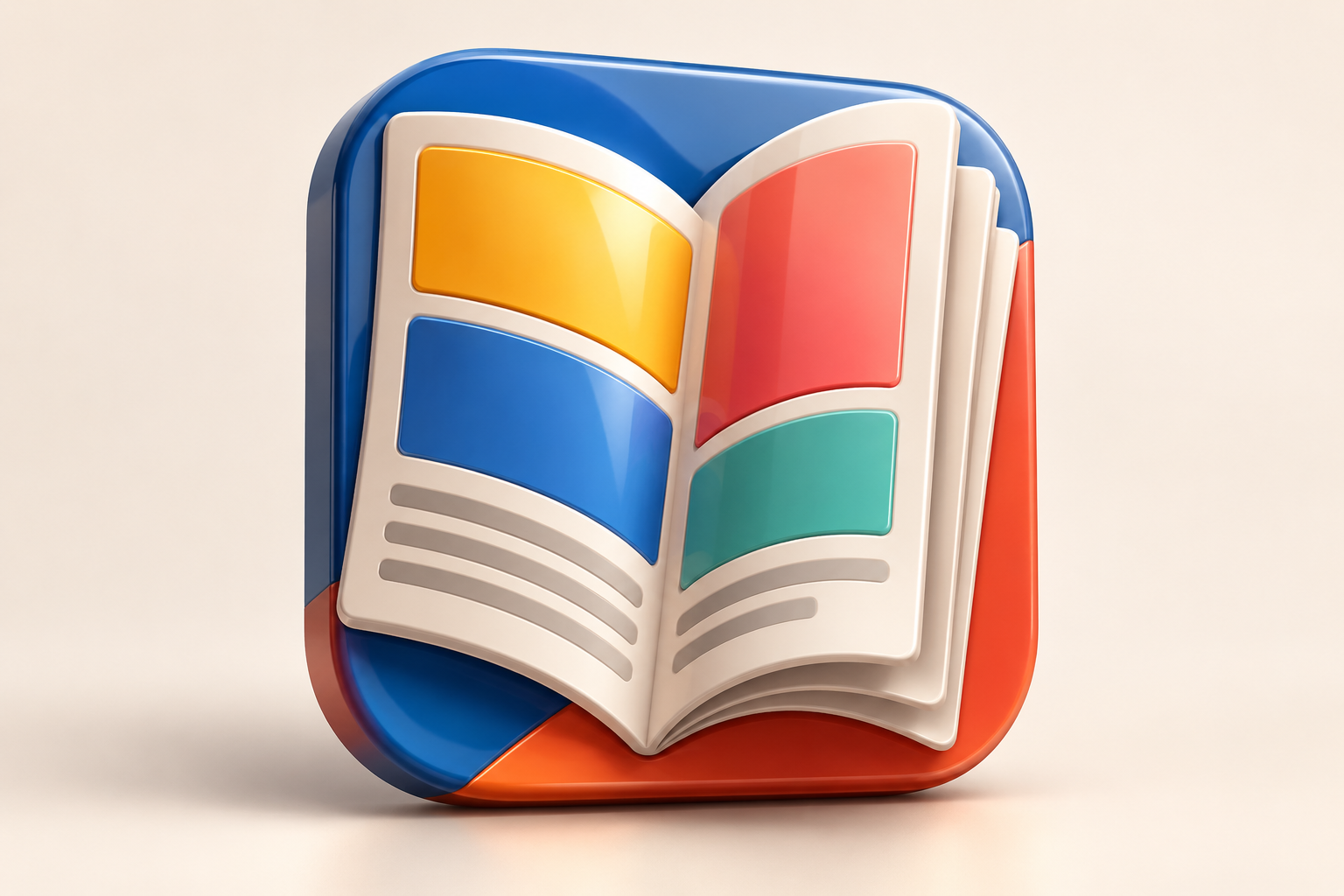 Contextual 3D editorial illustration for iMagazine: an early experiment in phone-sized games publishing; not an official app logo or screenshot.