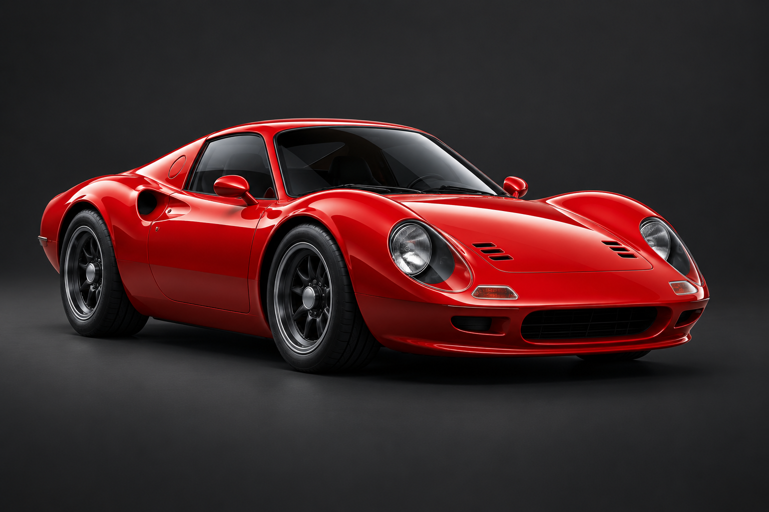 Contextual 3D editorial illustration of a red racing car for the Fast & Furious Adrenaline preview; not an official game icon.