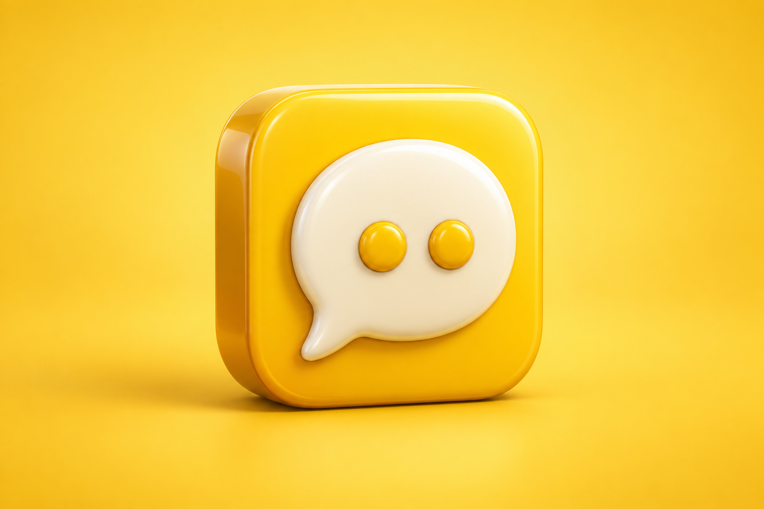 BeeJive in 2007: an AIM chat page for iPhone