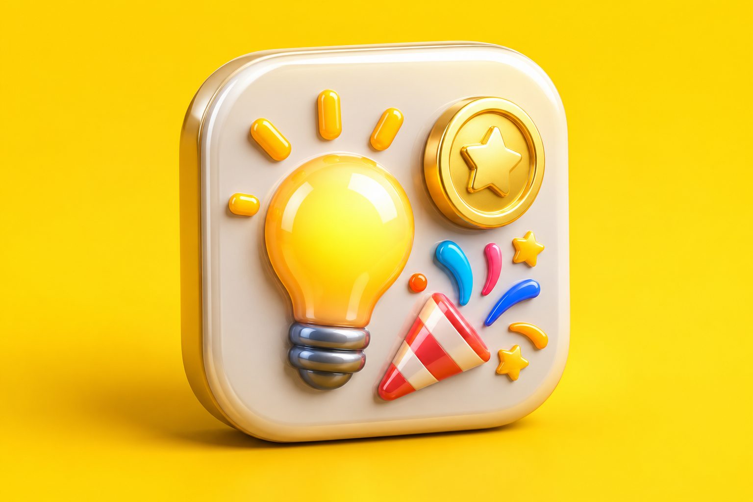 Contextual 3D editorial illustration for The iPhone novelty-app era: revisiting 15 unexpected roles from 2009; not an official app logo or screenshot.