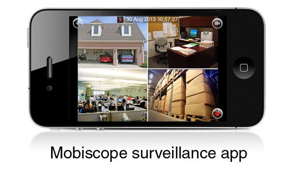Mobile video monitoring with Mobiscope app