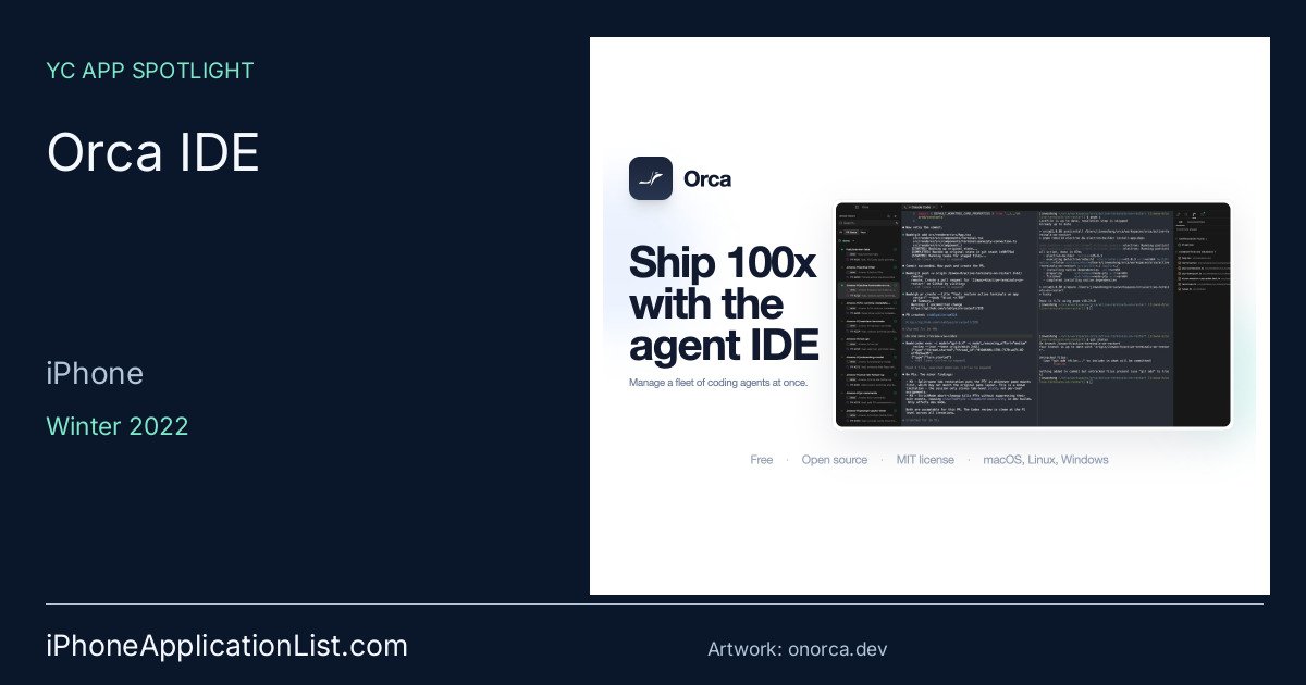 Orca IDE for iPhone: what the mobile companion does